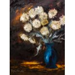 Paul Permeke (1918-1990): Still life of flowers, oil on canvas