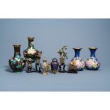 A varied collection of Chinese cloisonnŽ wares, 20th C.