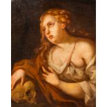 Italian school: Mary Magdalene, oil on canvas, 17th C.
