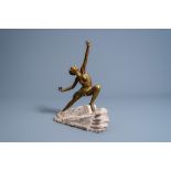 Georgij Dmitrievich Lavroff (1895-1991): Diana, bronze on a granite base, second quarter of the 20th