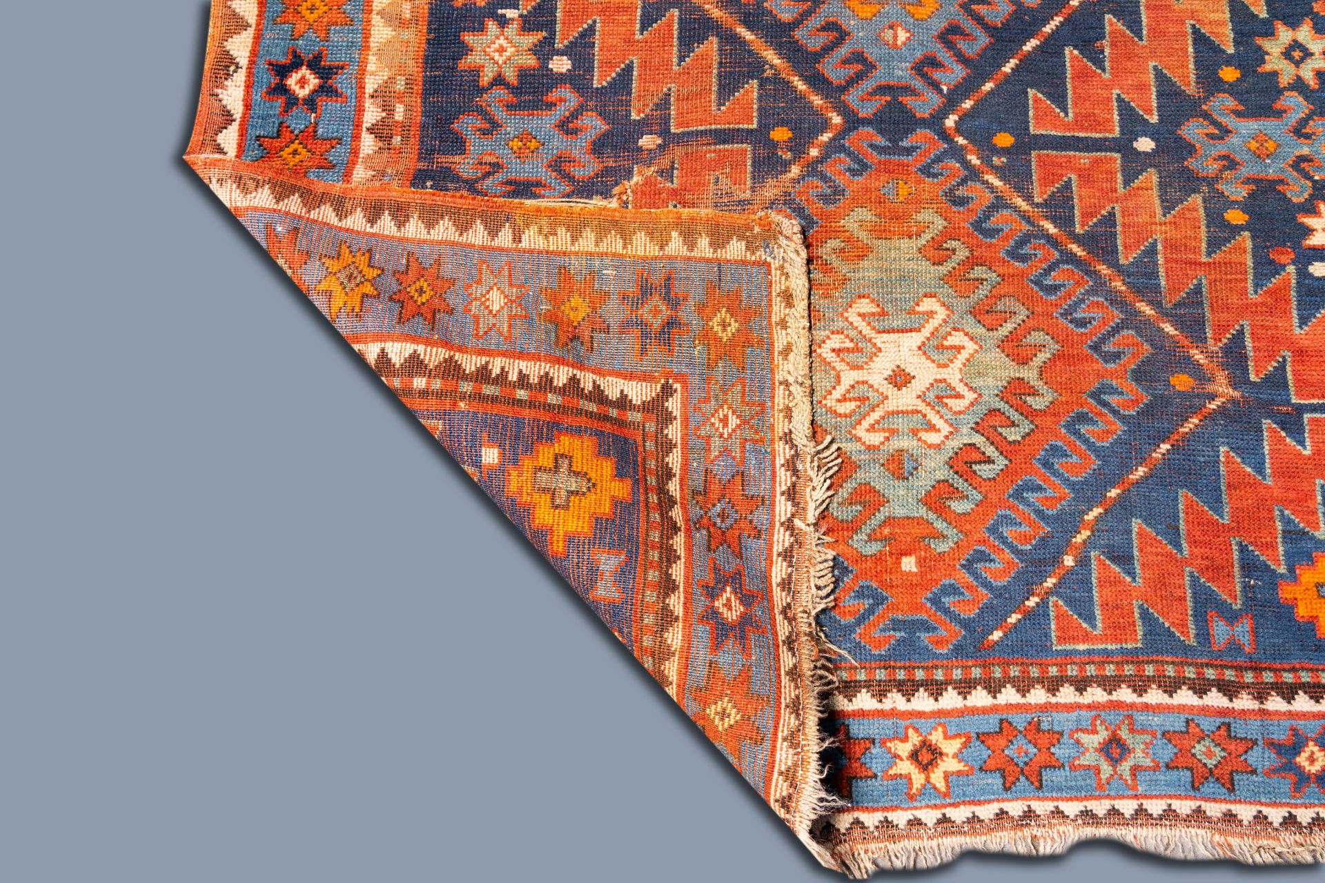 A Caucasian Karabagh rug, wool on cotton, 19th C. - Image 3 of 3