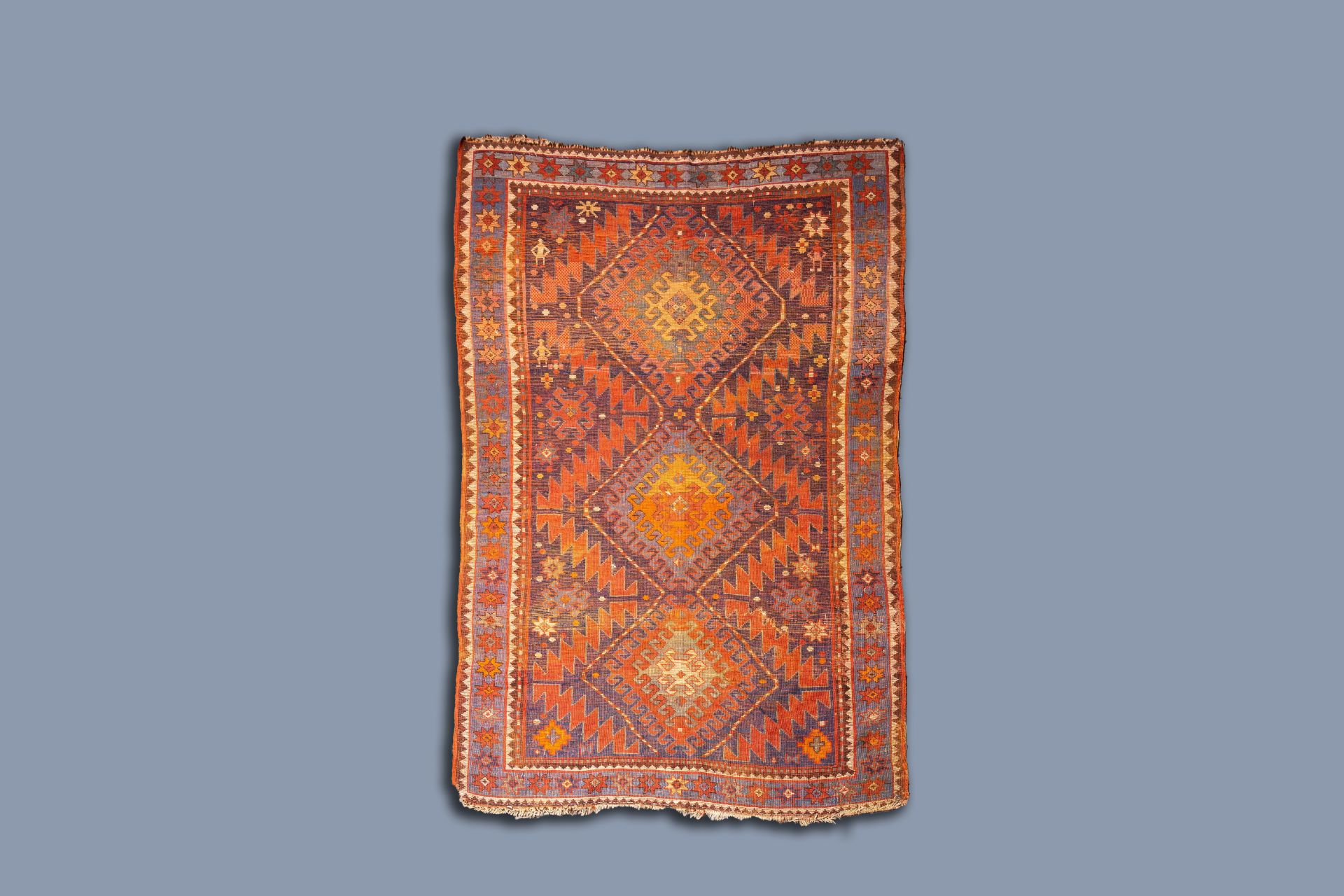 A Caucasian Karabagh rug, wool on cotton, 19th C. - Image 2 of 3