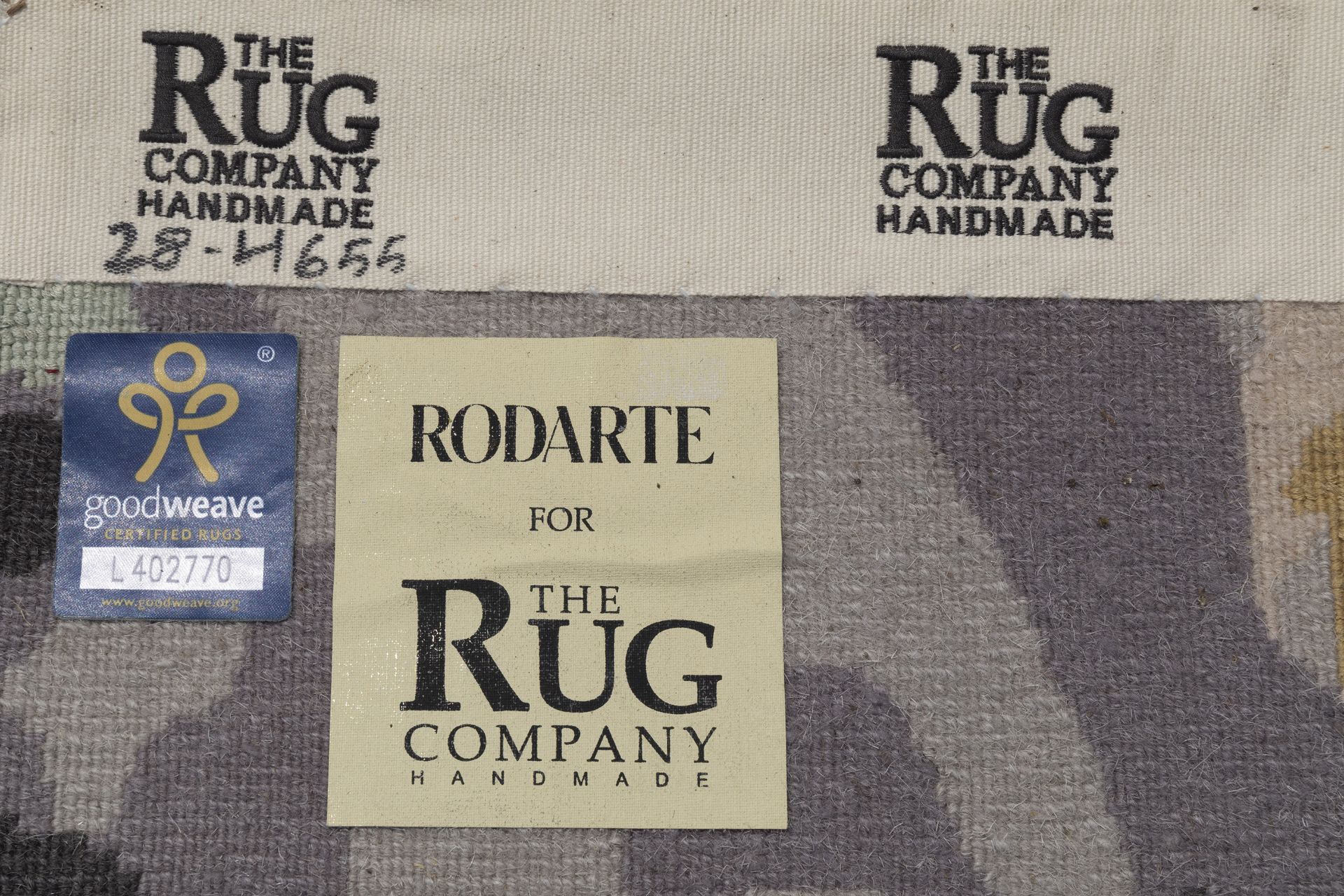 Kate and Laura Mulleavy (Rodarte, 2005): 'Marble' rug, handknotted Tibetan wool and silk, The Rug Co - Image 3 of 10