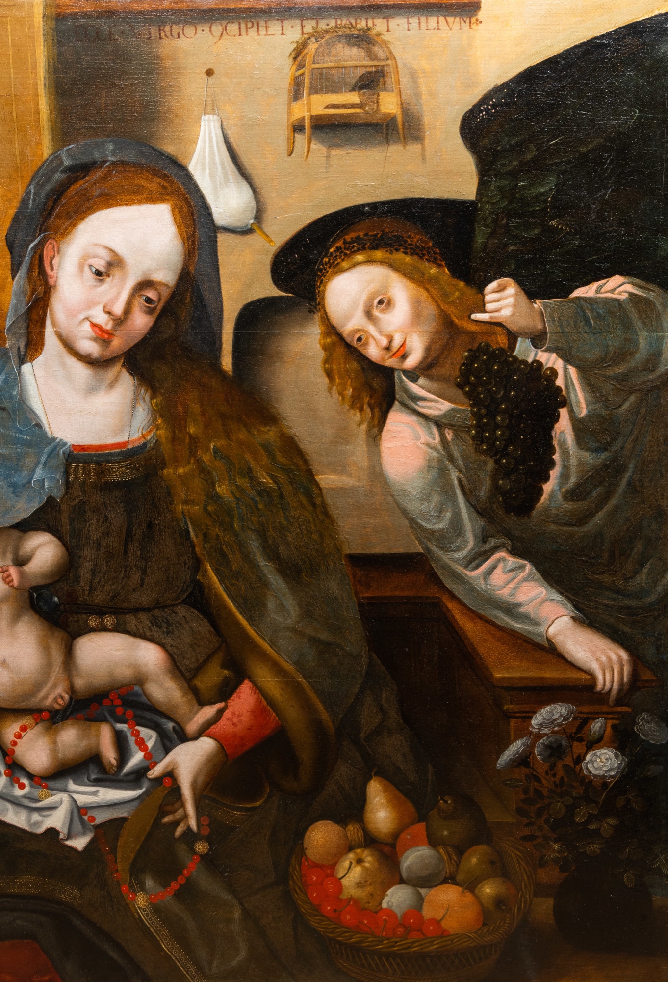 Hermann tom Ring (1521-1596): Anna and Joachim visit Mary and the Child in the presence of an angel, - Image 6 of 24