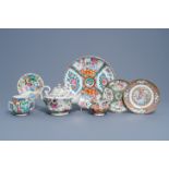 A varied collection of Chinese Canton famille rose porcelain, 19th/20th C.