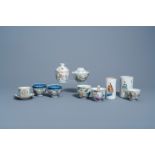 A varied collection of Chinese famille rose porcelain, 19th/20th C.