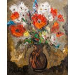 Paul Permeke (1918-1990): Still life of flowers, oil on canvas