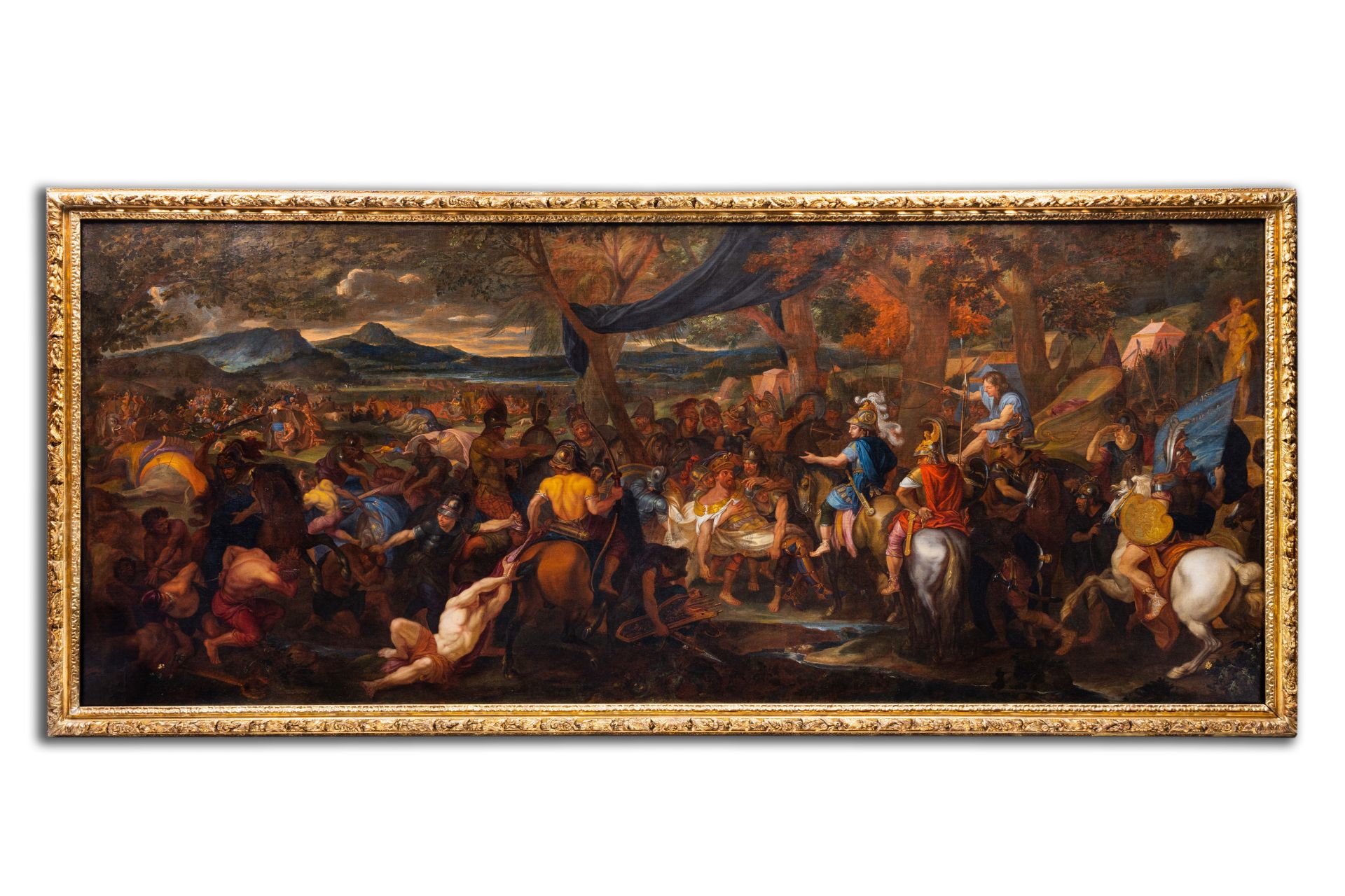 French school, workshop of Charles le Brun (1619-1690): Alexander and Poros in the Battle of Hydaspe - Image 3 of 24