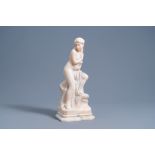 G. Pinerchi (19th/20th C.): The bather, alabaster