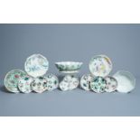 A varied collection of Chinese famille rose porcelain, 19th/20th C.