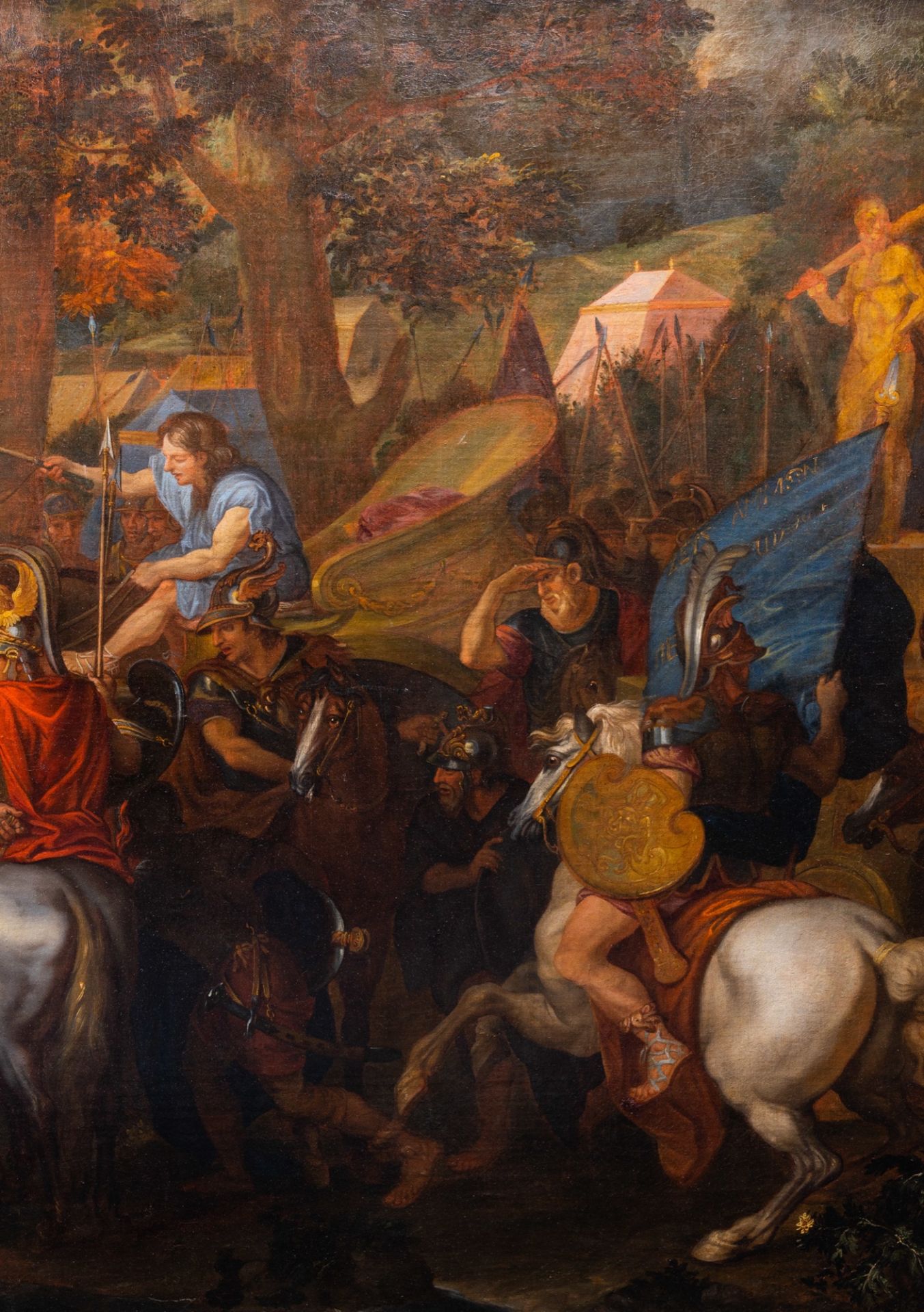 French school, workshop of Charles le Brun (1619-1690): Alexander and Poros in the Battle of Hydaspe - Image 6 of 24