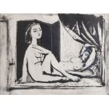 Pablo Picasso (1881-1973): 'Les deux femmes nues' (Two nude women), lithograph, state seven, 30 Dece