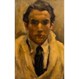 ClŽment Serneels (1912-1991): Portrait of Jules Croes, oil on panel