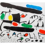 Joan MirÃ³ (1893-1983): 'Granollers', serigraph