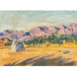 Mathilde Lenoir (1878-1965): 'Biskra', oil on canvas, dated 1912