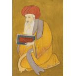 A Persian 'scribe' miniature, India, ca. 1900