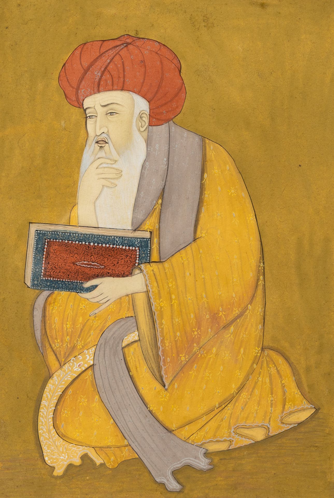A Persian 'scribe' miniature, India, ca. 1900