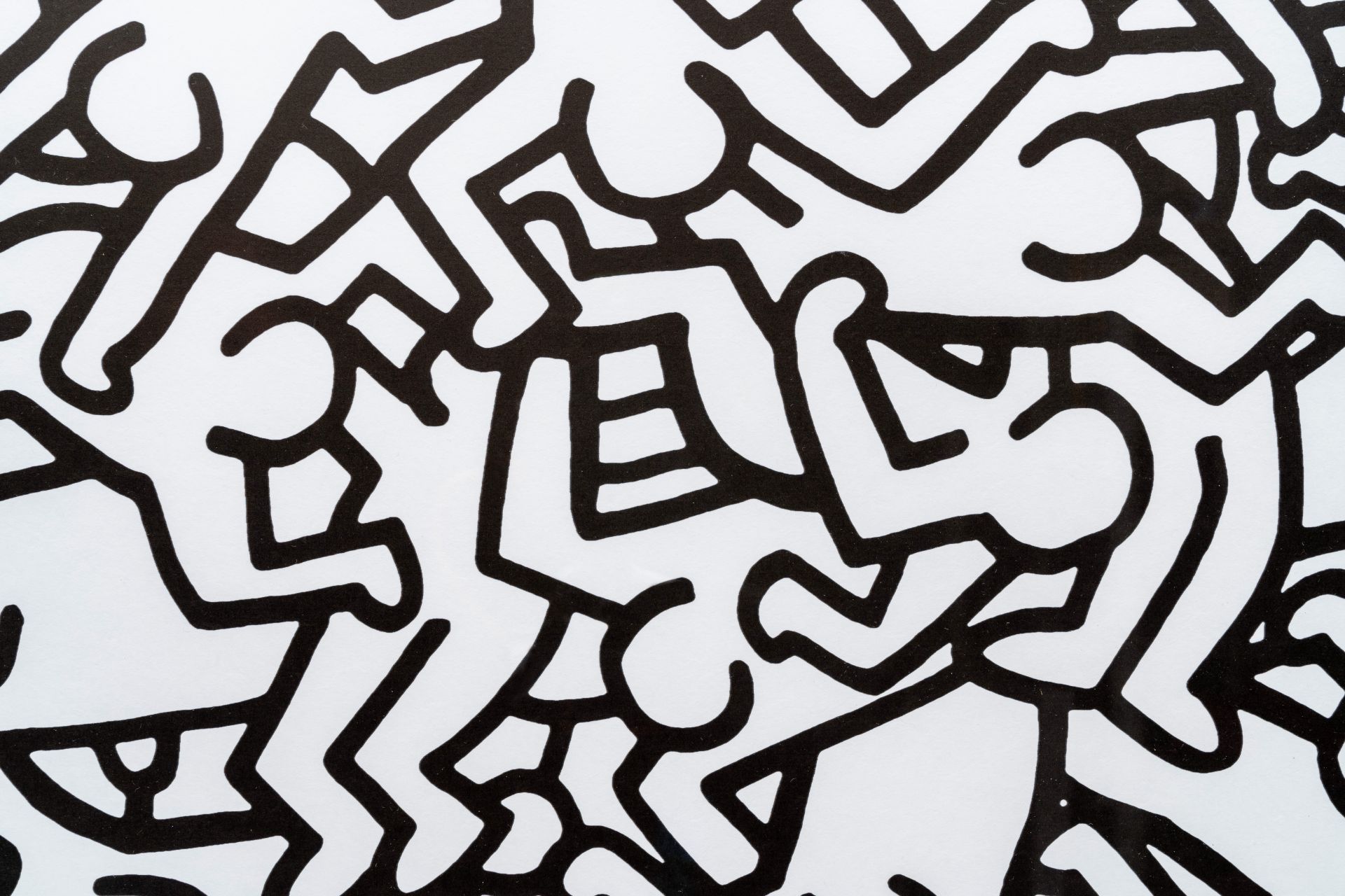 Keith Haring (1958-1990, after): 'Party of life invitation', serigraph, 122/200 - Image 6 of 6