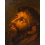 Flemish school: Study of a monk, oil on canvas, 17th/18th C.