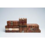 A varied collection of volumes of natural history encyclopedias, 18th/19th C.