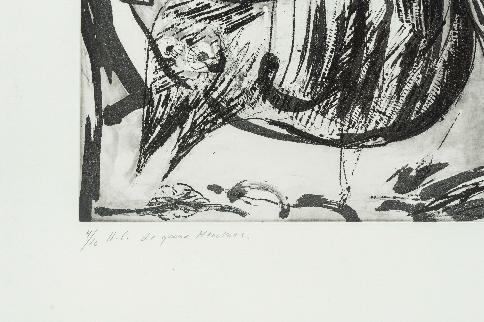Carl-Henning Pedersen (1913-2007): 'Le grand Meaulnes', etching, ed. H.C. 4/10, dated 1991 - Image 5 of 7