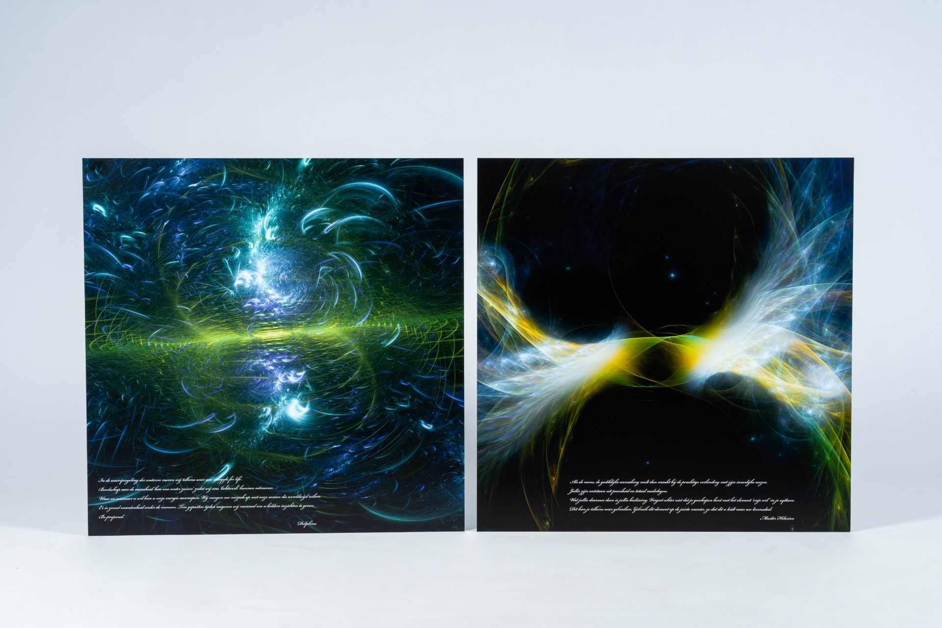 Orason (Koen Soberon, 1971): The cosmos, four digital prints, with text by Ilse Van Dun - Image 2 of 9