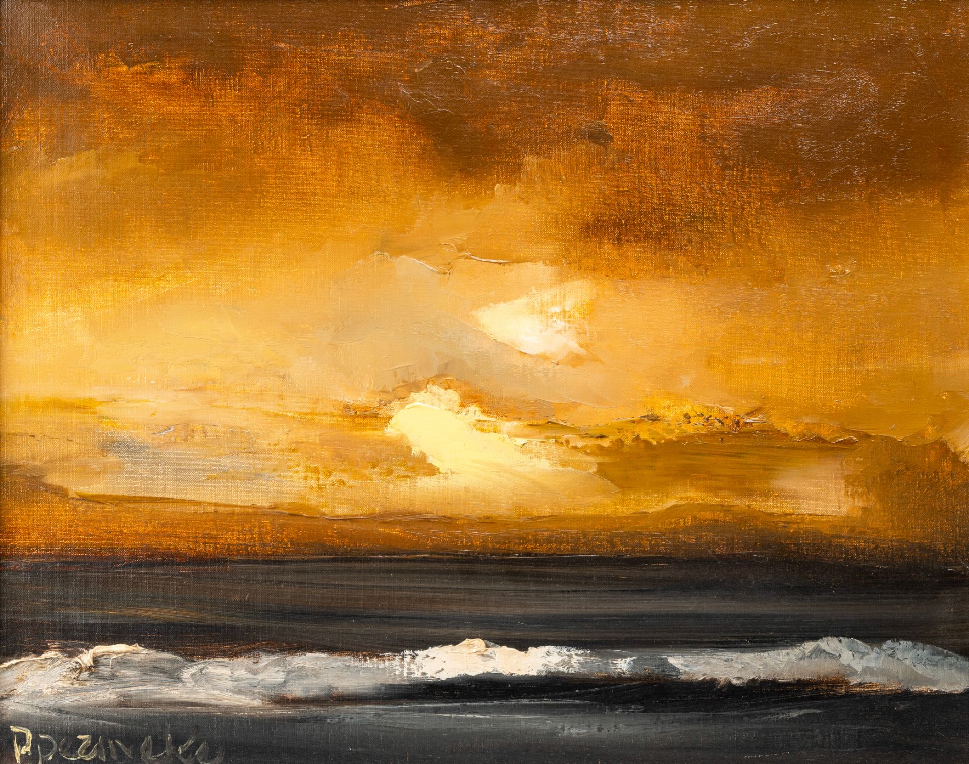 Paul Permeke (1918-1990): Marine, oil on canvas