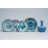 A varied collection of Chinese and Japanese blue and white porcelain, 17th C. and later