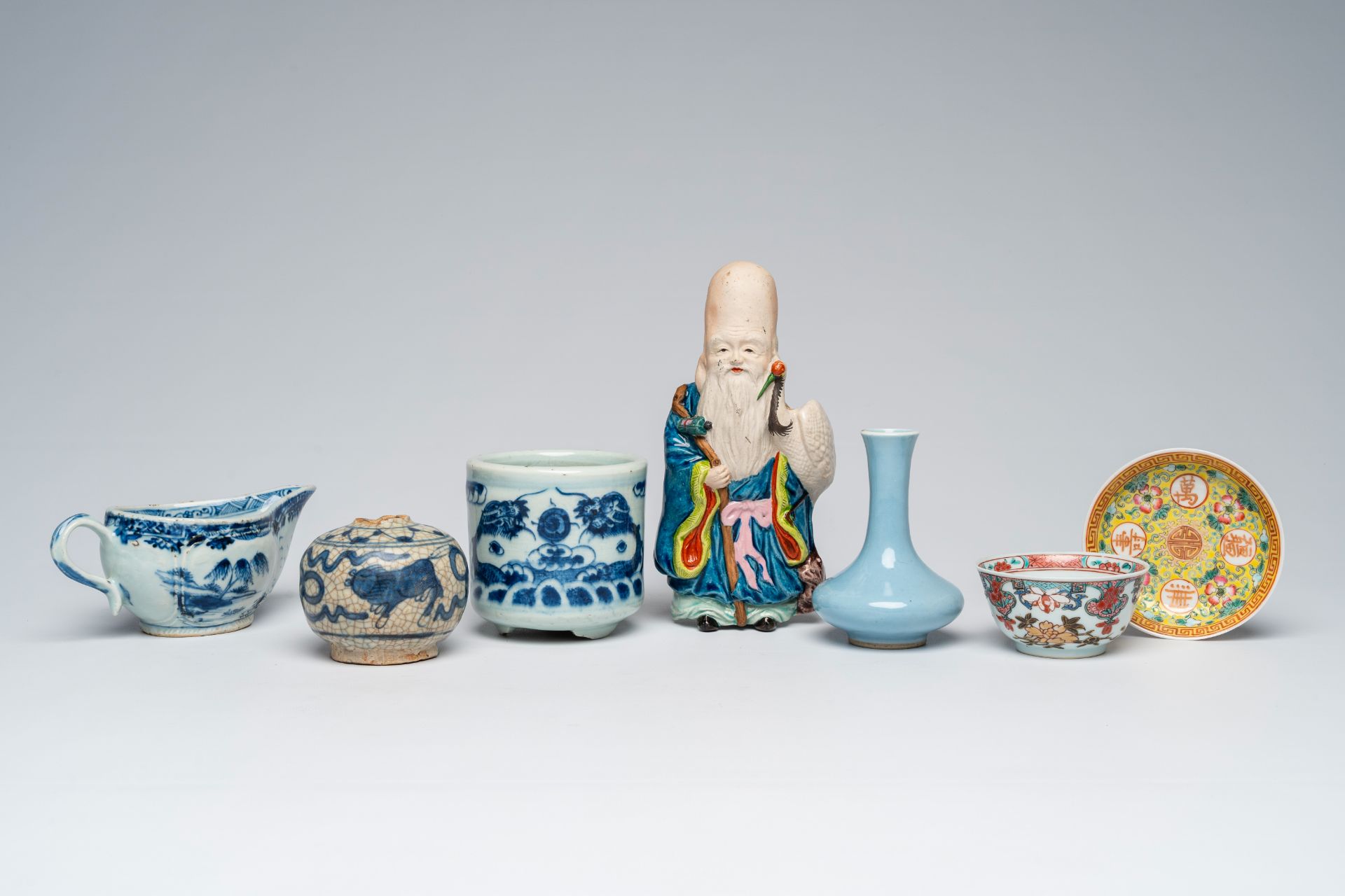 A varied collection of Chinese and Japanese porcelain, 18th C. and later