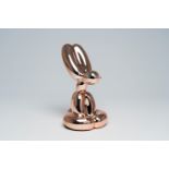 After Jeff Koons (1955): 'Rose gold balloon dog', resine, ed. 631/999