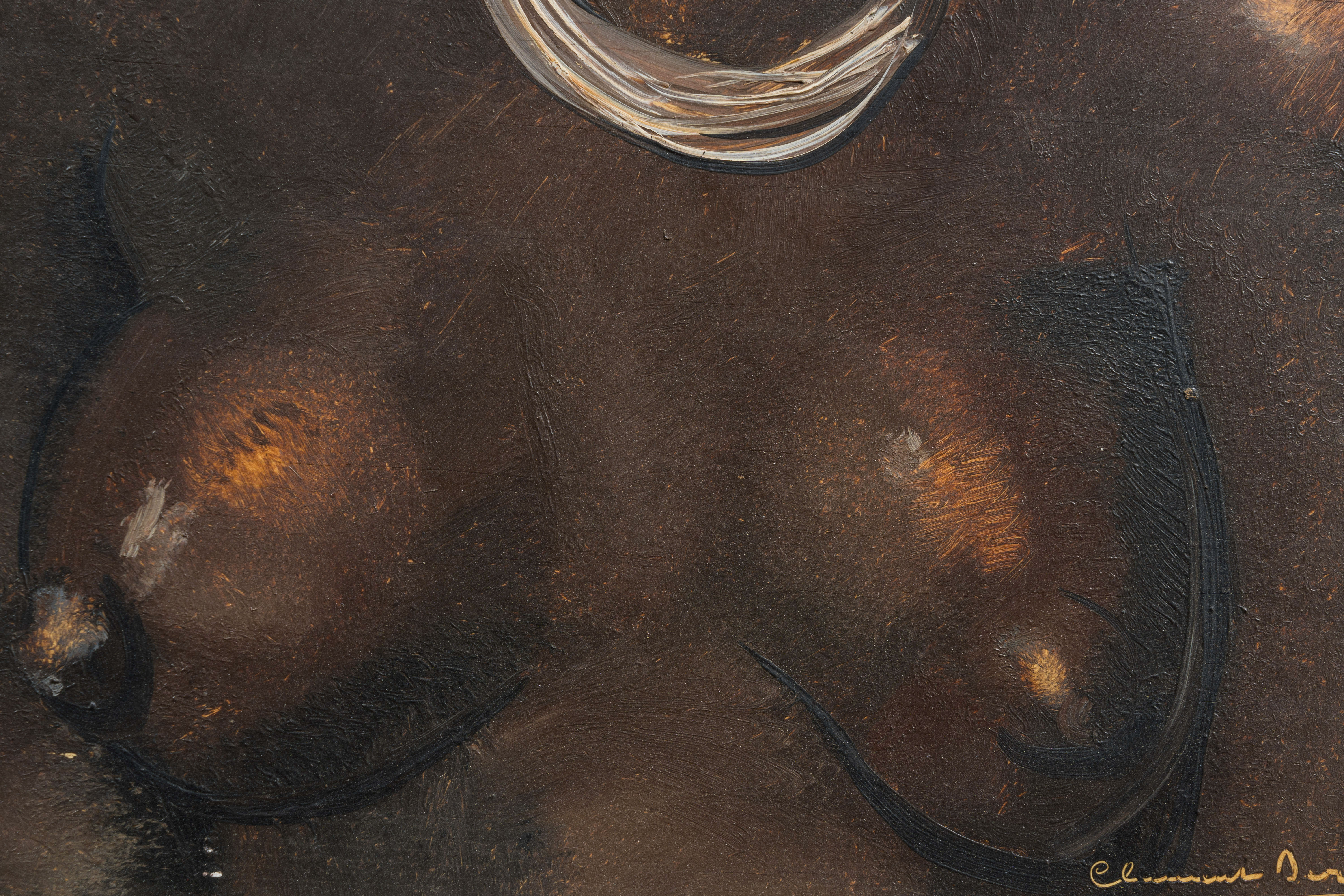 ClÃ©ment Serneels (1912-1991): Portrait of an African beauty, oil on board, Kisenyi, dated 1934 - Image 8 of 8