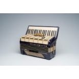 A 'Weltmeister' chromatic accordion with piano keyboard, ca. 1960