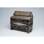 An Belgian 'Vassart-Lefevre' chromatic accordion with button keyboard, ca 1926