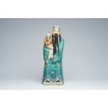 A Chinese famille rose figure of the Star God Fu Xing, 19th/20th C.