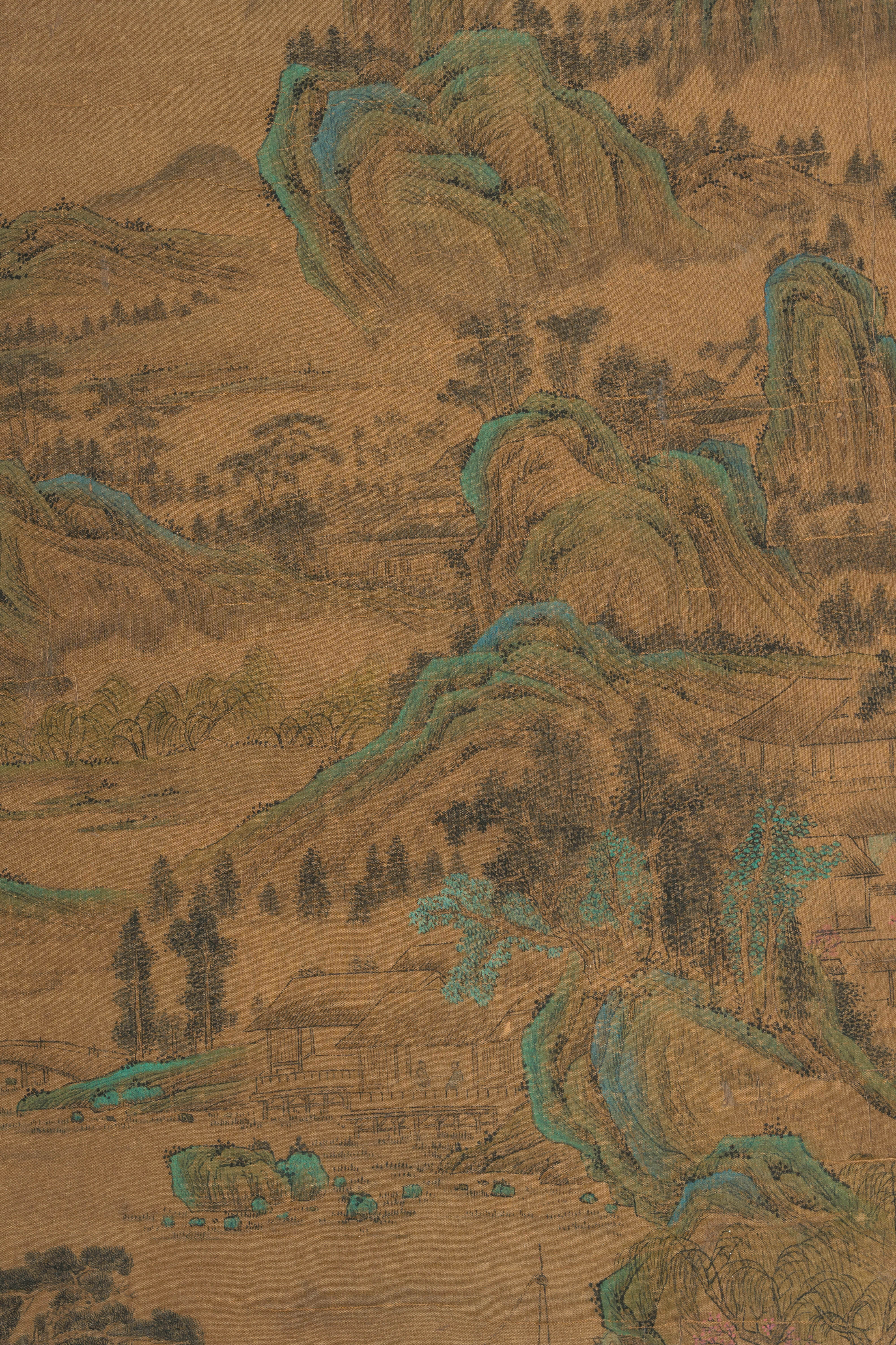 Chinese school, with the signature of Qian Du (1764-1844/45, é’±æœ): 'Mountain landscape', ink and