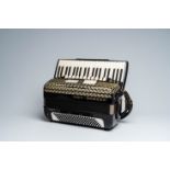 A 'Hohner Vox' chromatic accordion with piano keyboard, ca. 1960