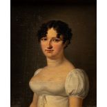 Henri Nicolas Van Gorp (1756-1819): Portrait of a lady, oil on canvas, early 19th C.