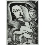 Lucebert (1924-1994): Untitled, lithograph, ed. 42/100