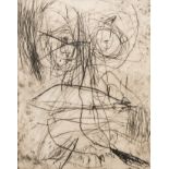 Asger Jorn (1914-1973): Composition, etching, dated (19)66