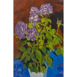 LÃ©on Spilliaert (1881-1946): Still life of flowers, gouache, dated 1922