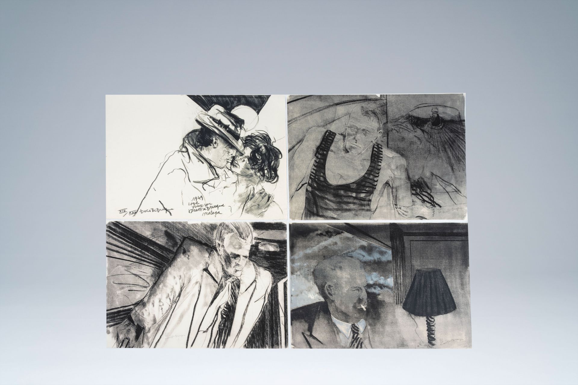 Dees De Bruyne (1940-1988): 'Love your son', seven lithographs on canvas, ed. XIV/XXI - Image 5 of 26