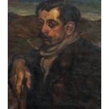 JosÃ© Goedertier (1900-1967): Portrait of a man, oil on canvas, dated (19)27