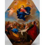 French school, in the manner of Laurent de la Hyre (1606-1656): The Assumption of the Virgin, oil on