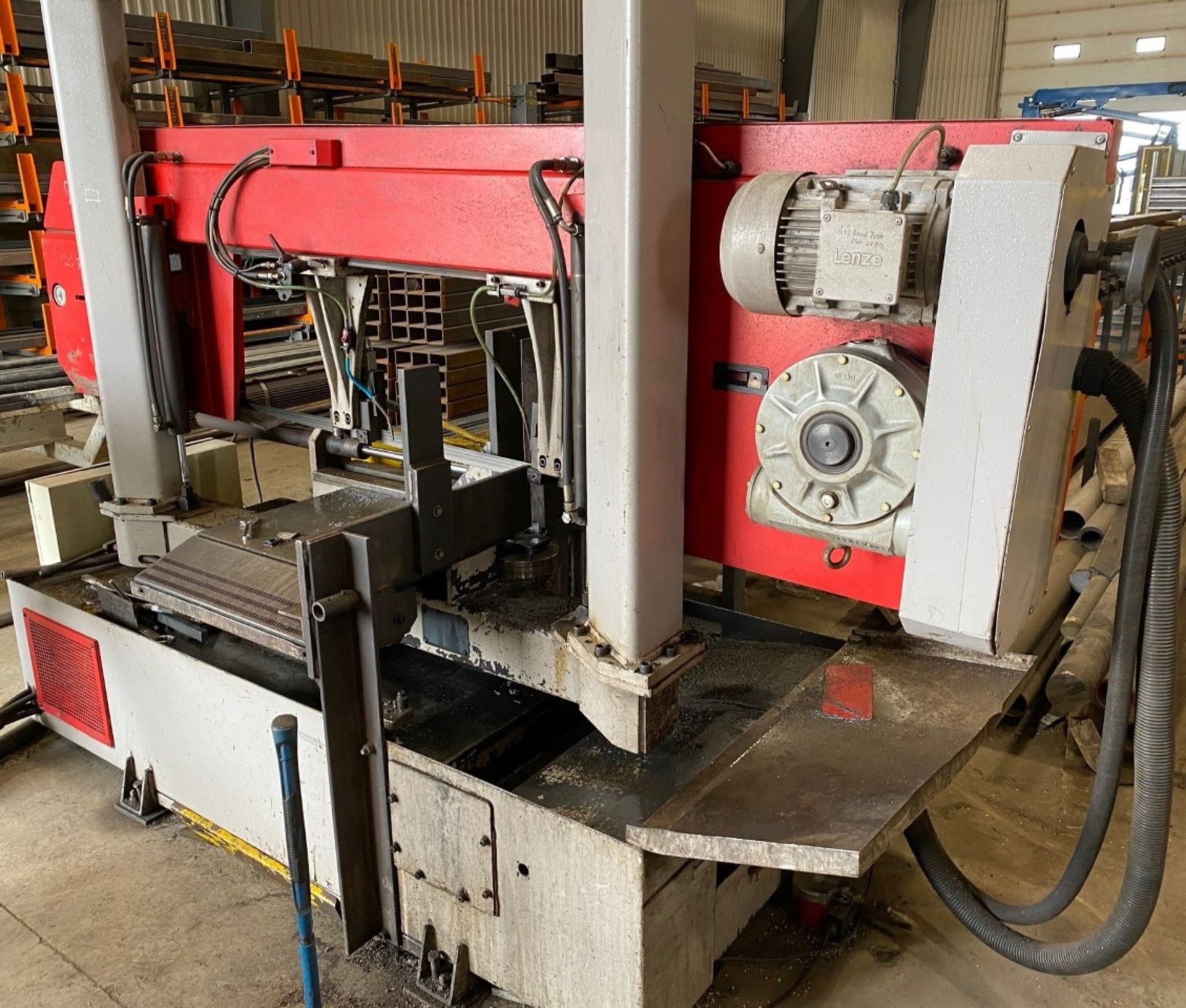 BOMAR (2008) 610.440 GH HORIZONTAL BAND SAW WITH 47"X125"X90" CUTTING CAPACITY, HYDRAULIC VISE, 251" - Image 3 of 4