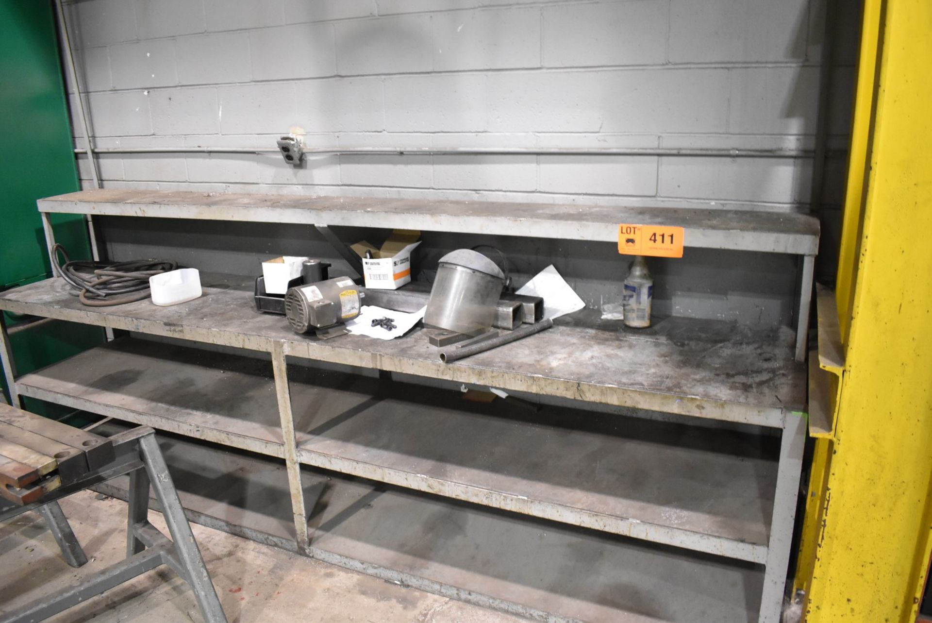 STEEL WORKBENCH, S/N N/A (NO CONTENTS, DELAY DELIVERY)