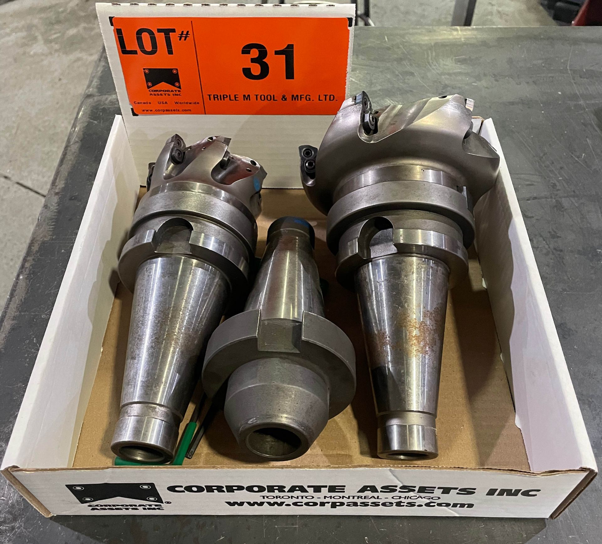 LOT/ #50 TAPER MITSUBISHI FACE MILLS