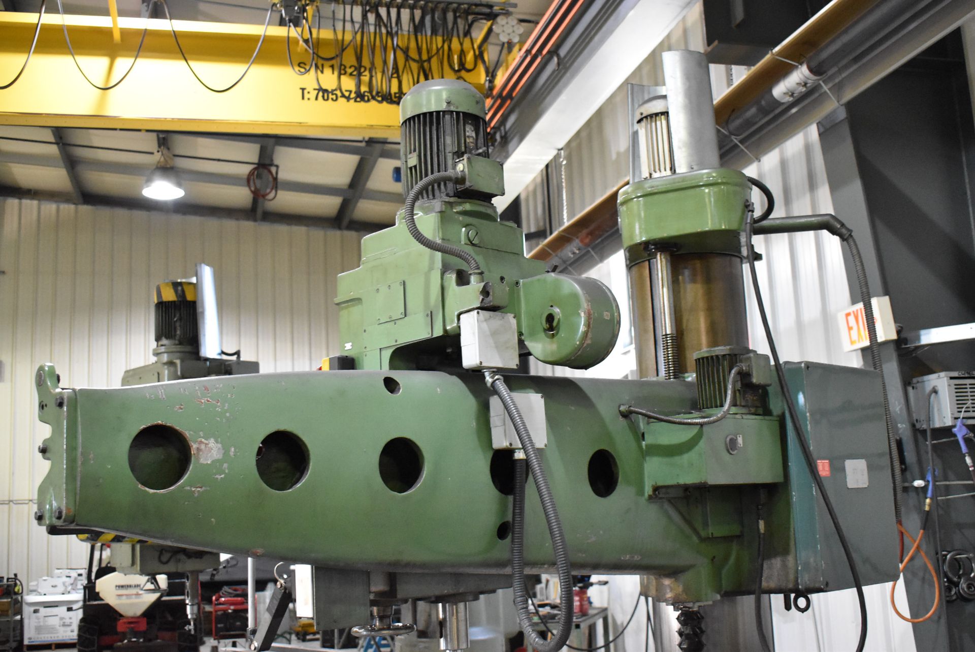 CSEPEL RF-50/1600 5' RADIAL ARM DRILL WITH 36" COLUMN TRAVEL, SPEEDS TO 2240 RPM, S/N: 12580 (CI) [ - Image 5 of 9