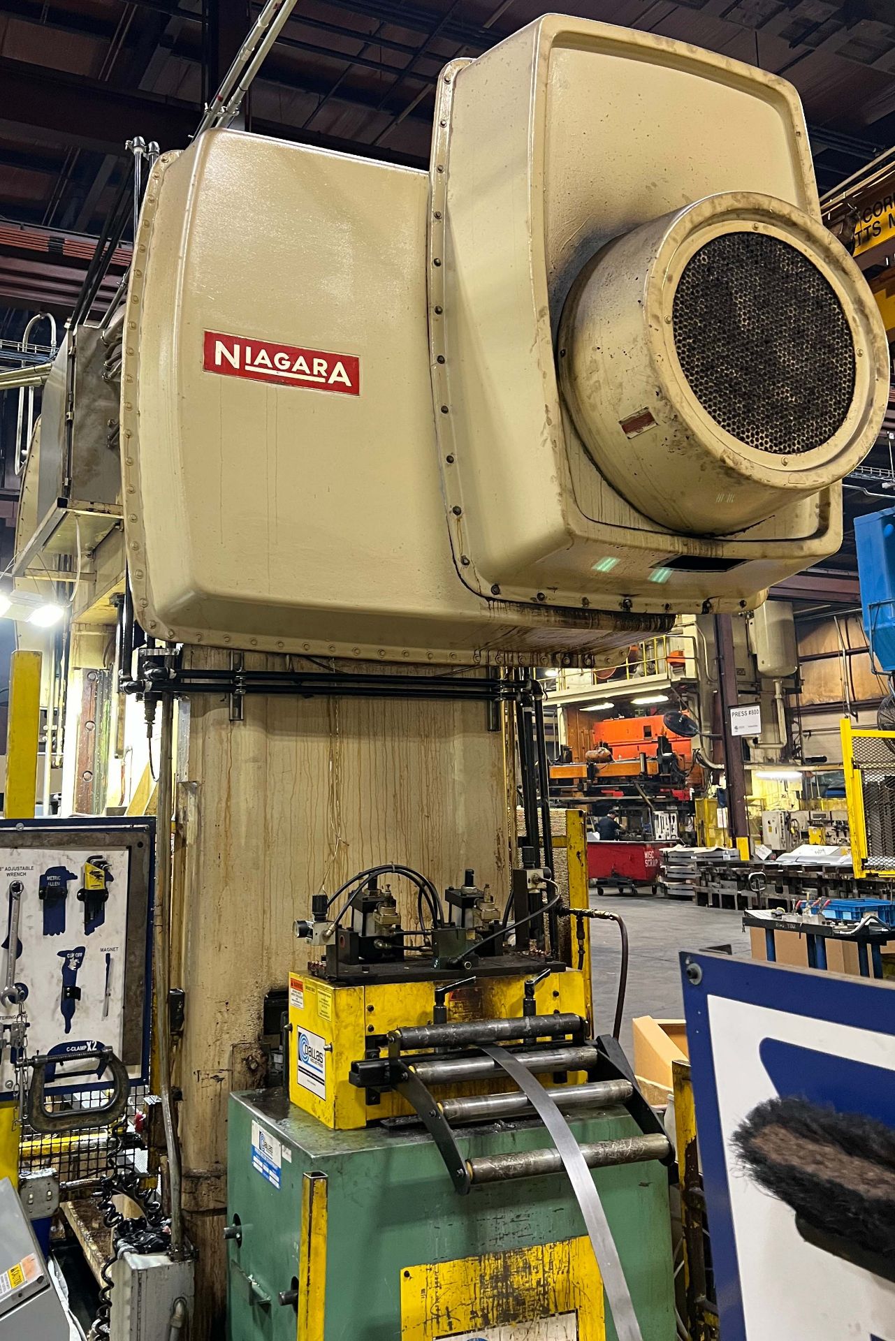 NIAGARA SC2-150-72-36 150 TON CAPACITY MECHANICAL DOUBLE CRANK STRAIGHT SIDE STAMPING PRESS WITH 72" - Image 2 of 5