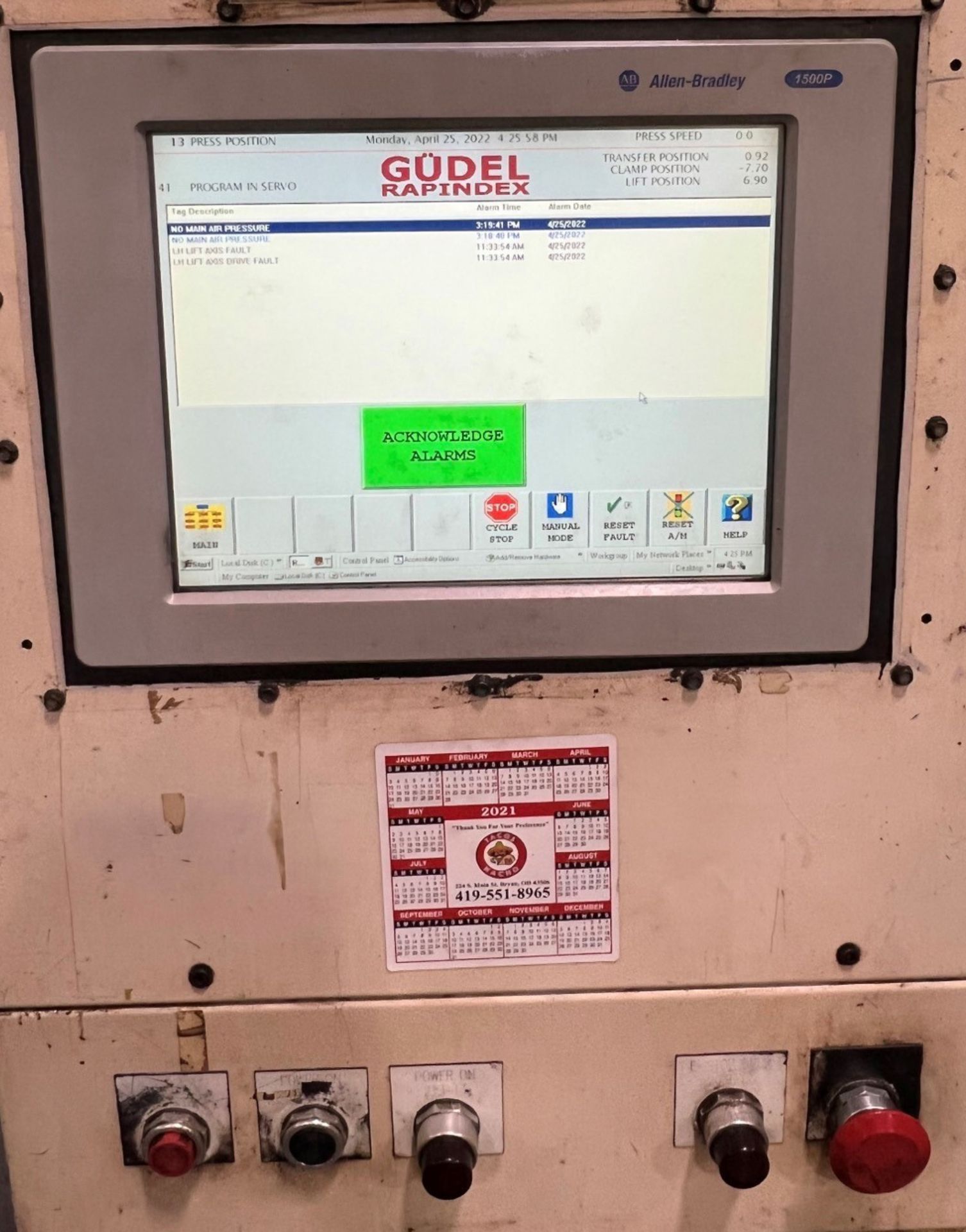 GUDEL RAPINDEX GULLWING FRONT/REAR MOUNTED MODULAR SERVO TRANSFER SYSTEM WITH FULLY PROGRAMMABLE - Image 2 of 3