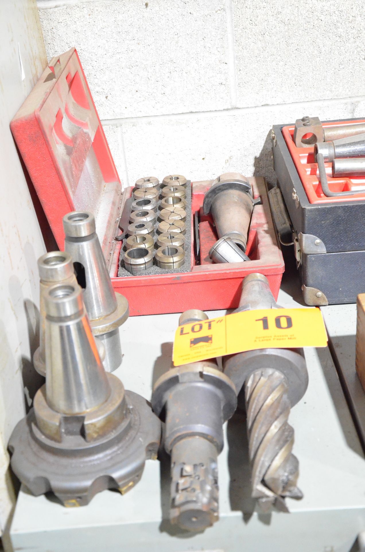 LOT/ (5) #50 TAPER TOOL HOLDERS & (1) #50 TAPER TOOL HOLDER WITH COLLETS [RIGGING FEE FOR LOT # - Image 2 of 2